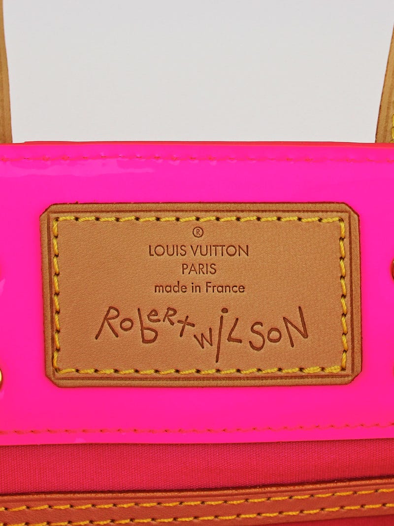 Louis Vuitton Neon Pink Monogram Vernis Limited Edition Robert