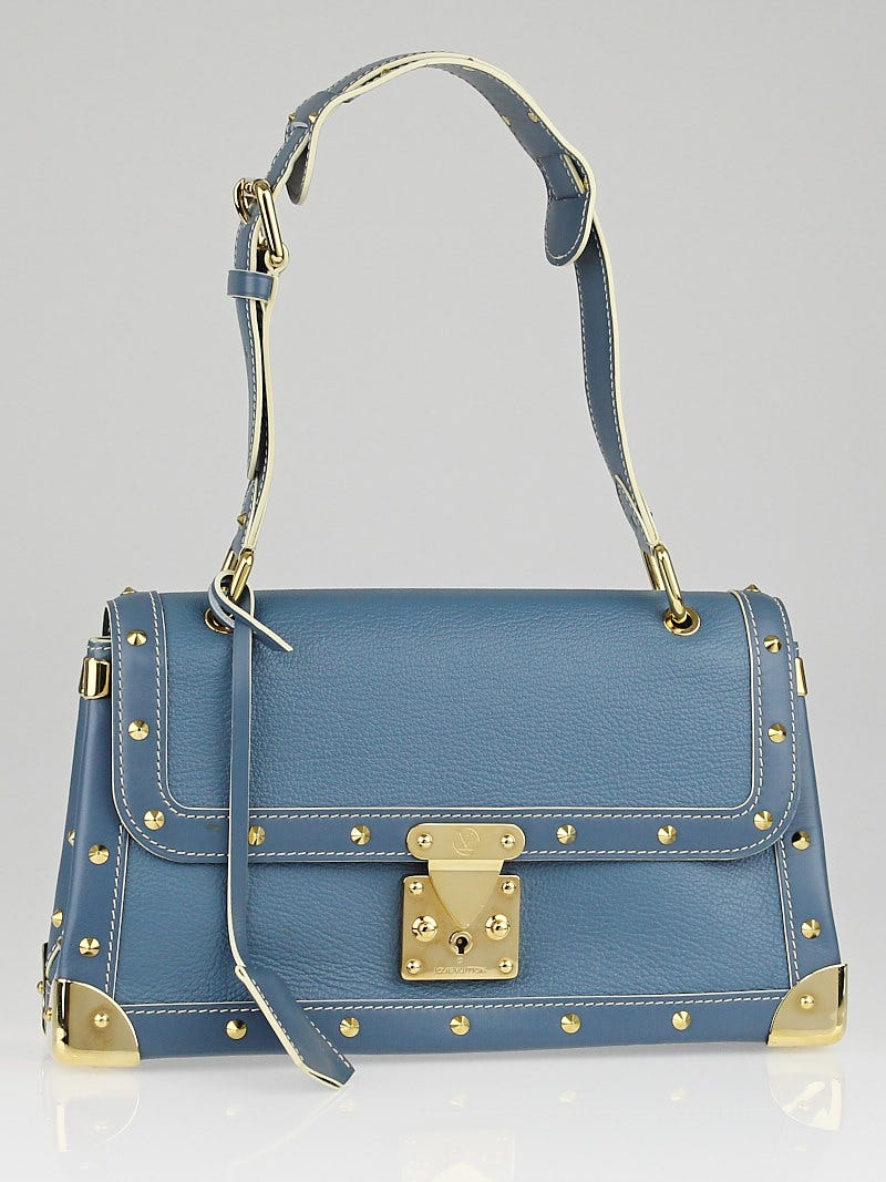 Louis Vuitton Blue Suhali Leather Le Talentueux Bag - Yoogi's Closet