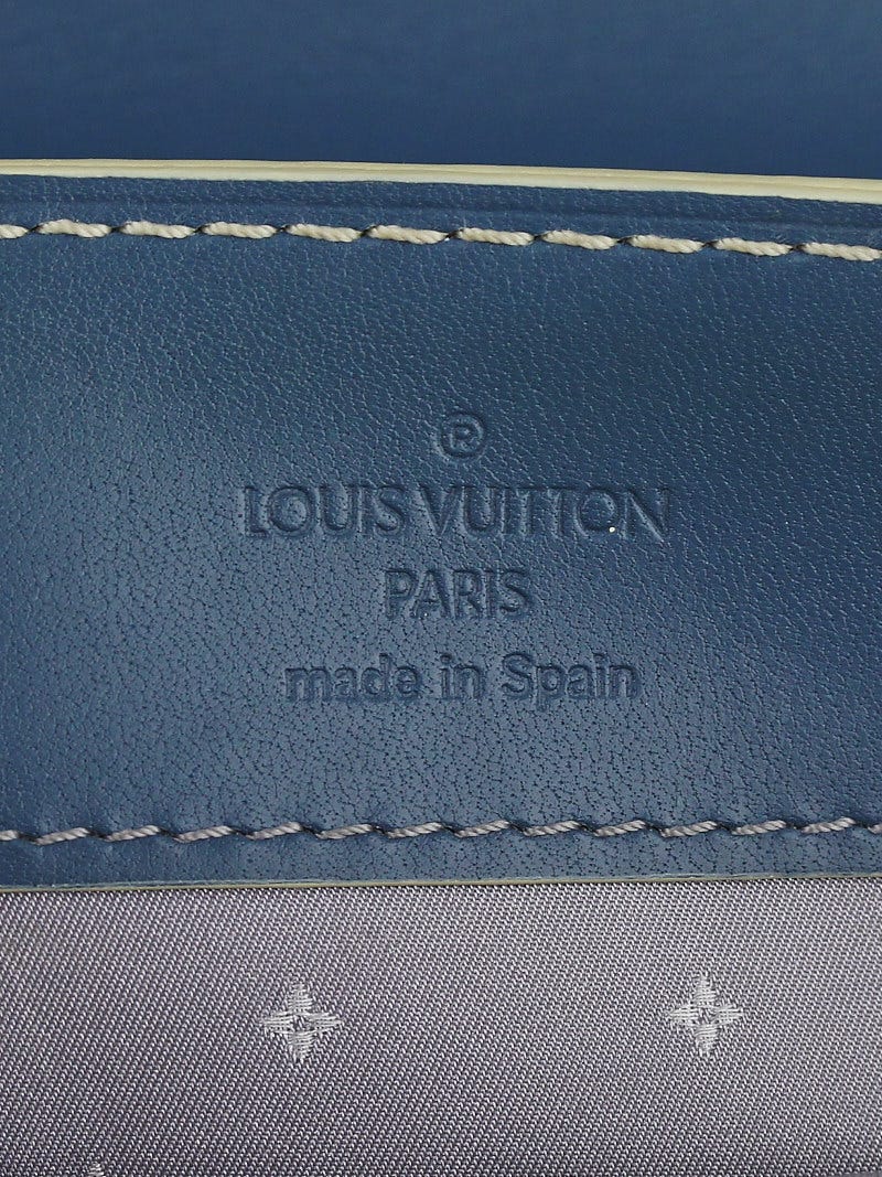 Louis Vuitton Blue Suhali Le Fabuleux Bag Leather Pony-style calfskin  ref.118979 - Joli Closet