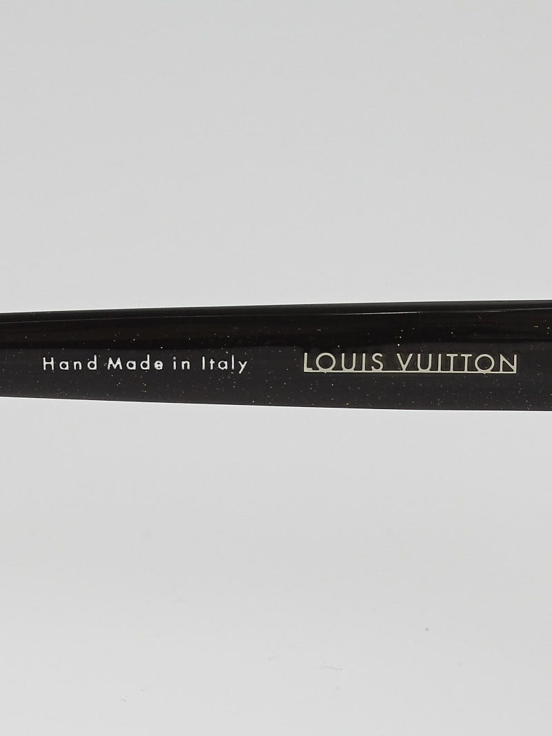 Louis Vuitton, Accessories, Louis Vuitton Black Speckling Acetate Frame  Heather Strass Sunglassesz457w