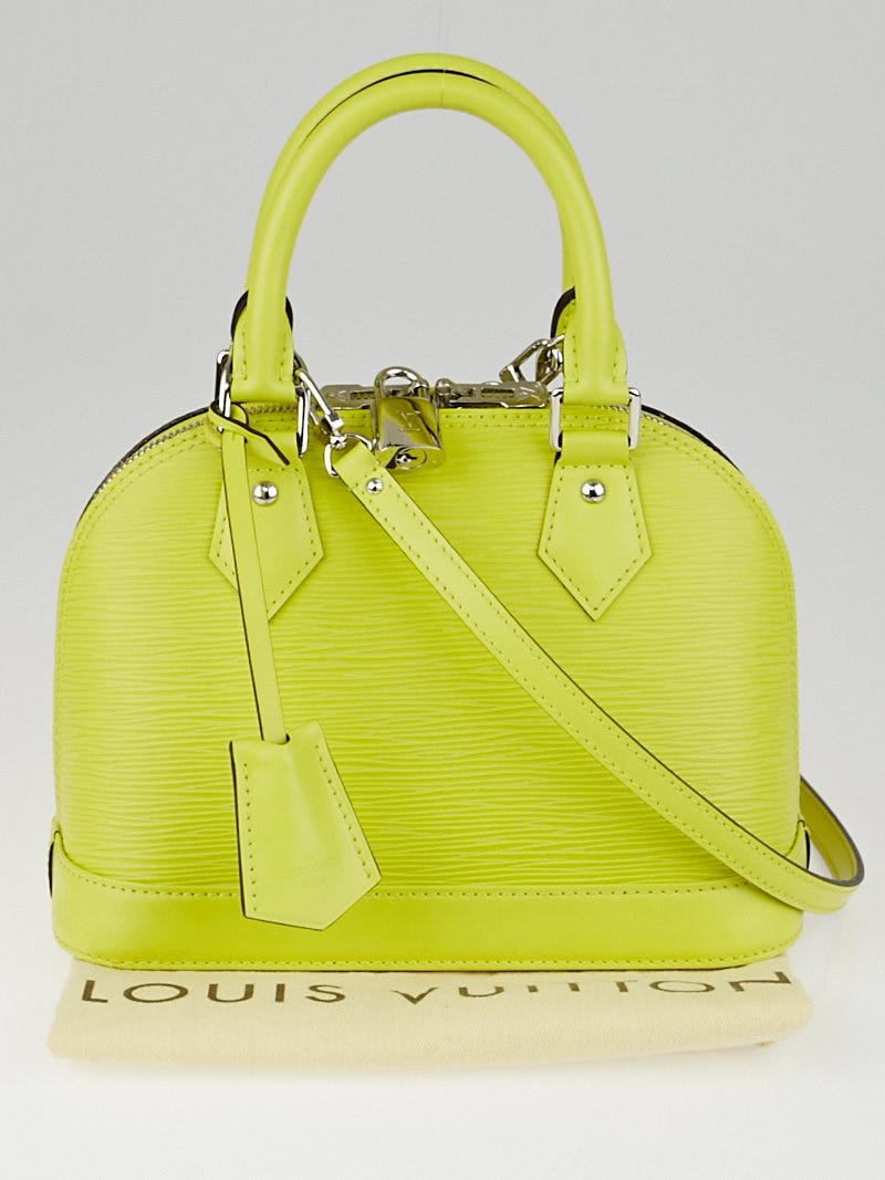 Louis Vuitton Pistache Epi Leather Alma BB Bag - Yoogi's Closet