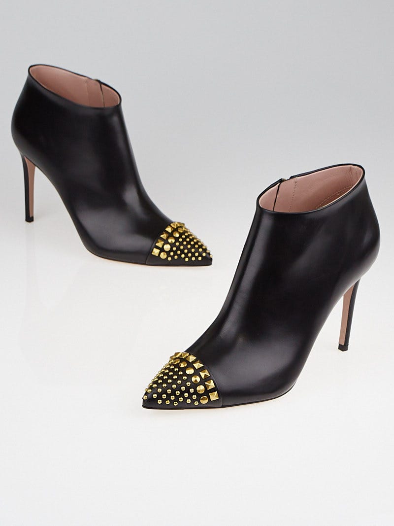 Black gucci booties online