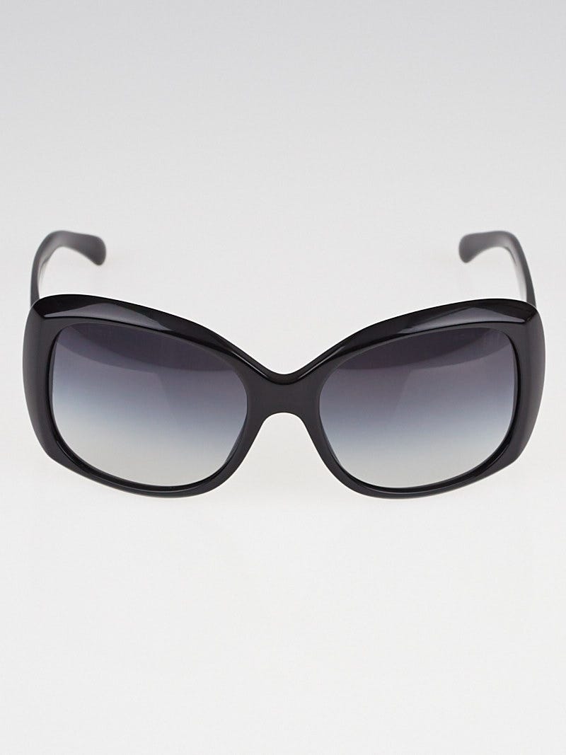 Chanel Black Frame CC Logo Sunglasses-5183 | Yoogi's Closet