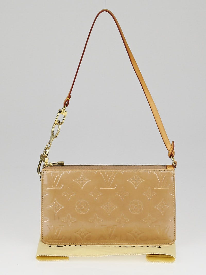 Louis Vuitton Beige Monogram Vernis Lexington Pochette Bag - Yoogi's Closet