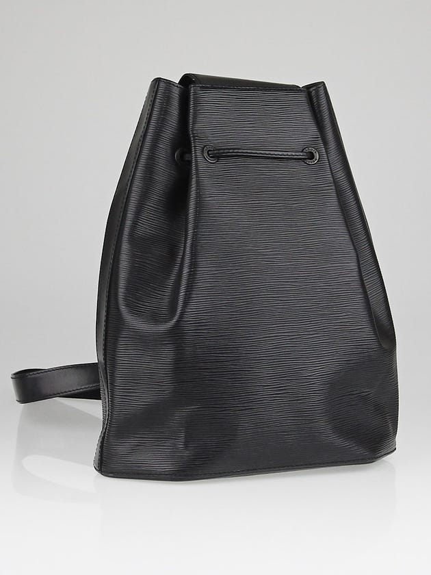 Louis Vuitton Black Epi Leather Sac a Dos Drawstring Bag