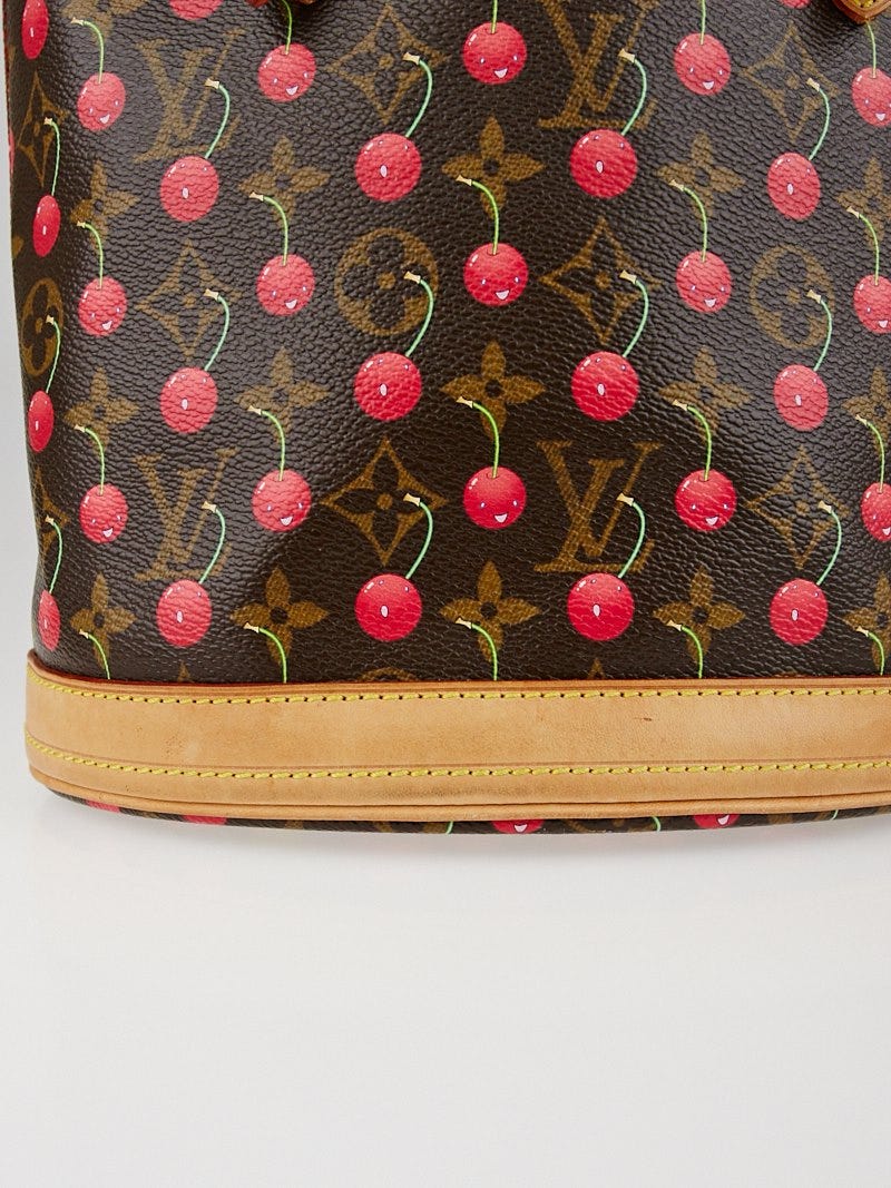 Louis Vuitton Monogram Cerises Bucket Bag - dress. Raleigh