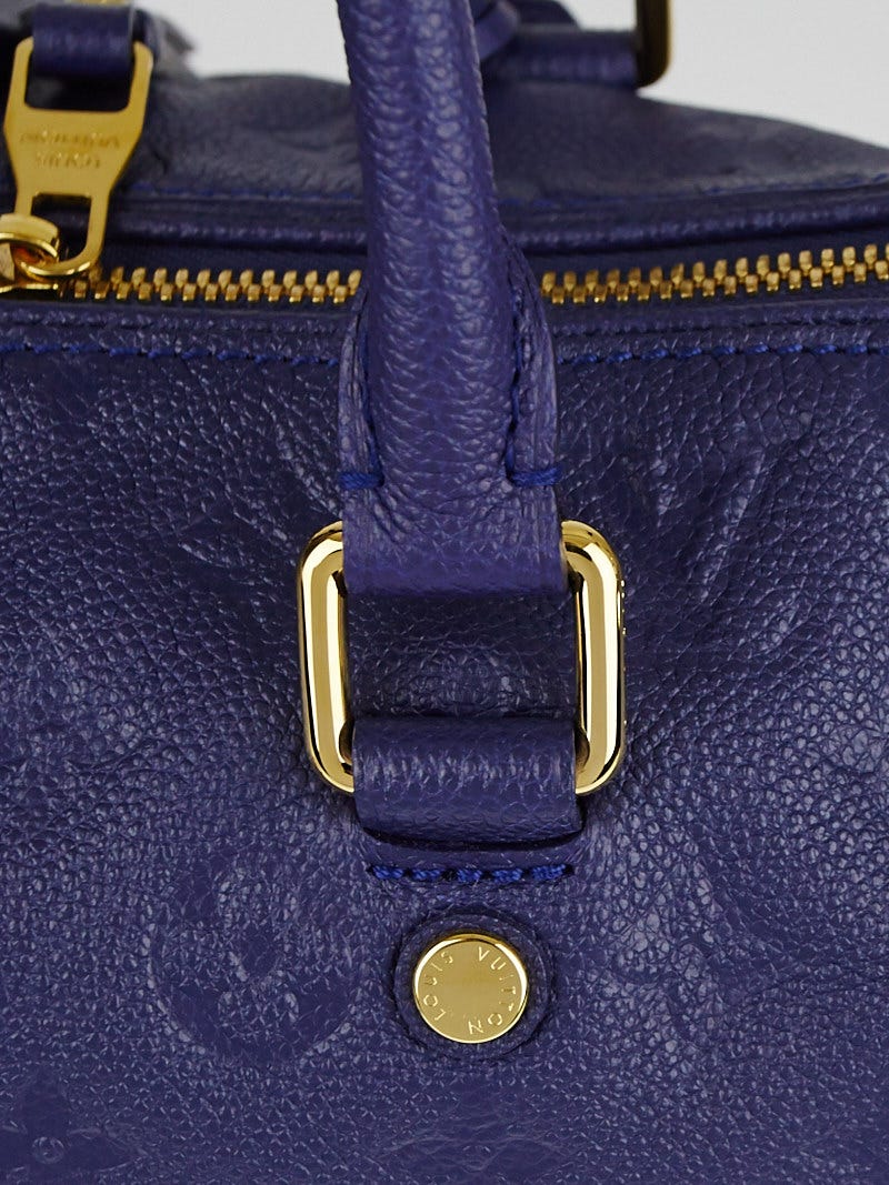 Louis Vuitton Speedy B 25 Empreinte Celeste + Secret Wallet – Bagaholic
