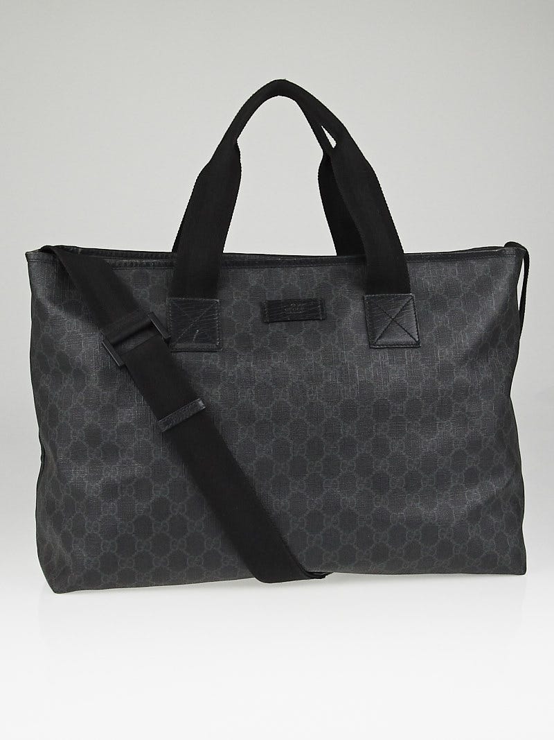 トートバッグ GUCCI GG black fabric shopping bag s-l400.jpg
