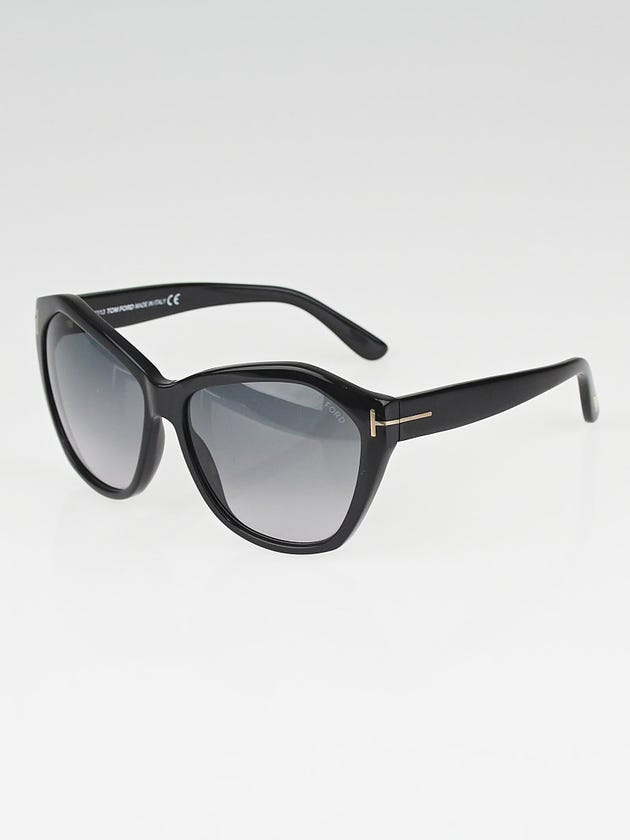 Tom Ford Black Plastic Frame Angelina Sunglasses-TF317
