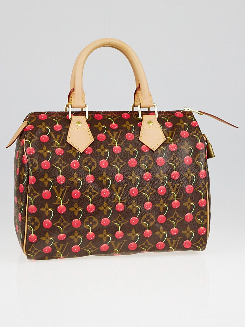 Louis Vuitton Limited Edition Takashi Murakami Cerises Speedy 25