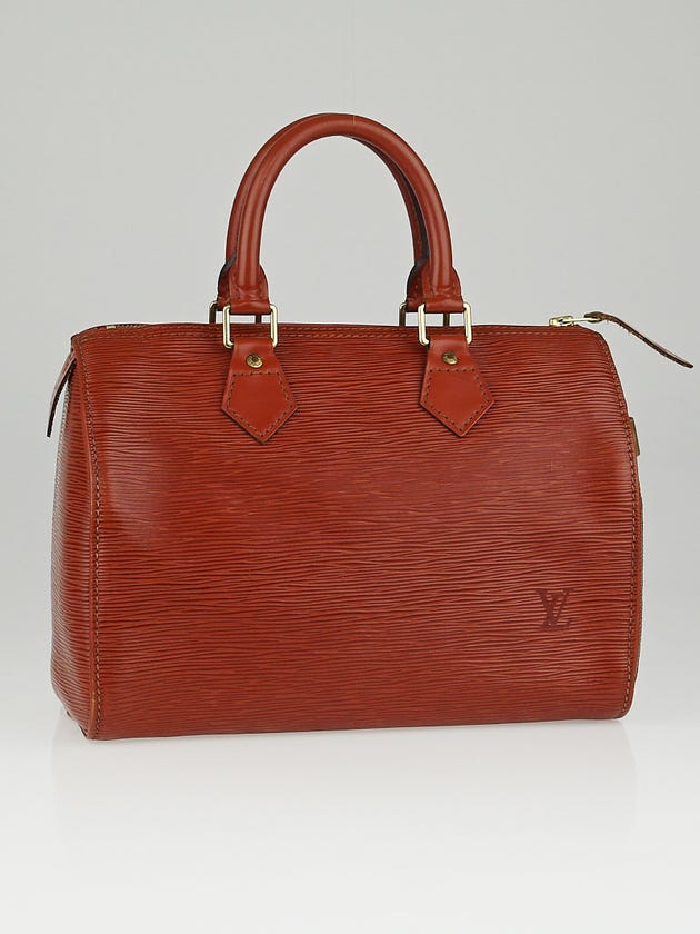 Louis Vuitton Kenyan Fawn Epi Leather Speedy 25 Bag