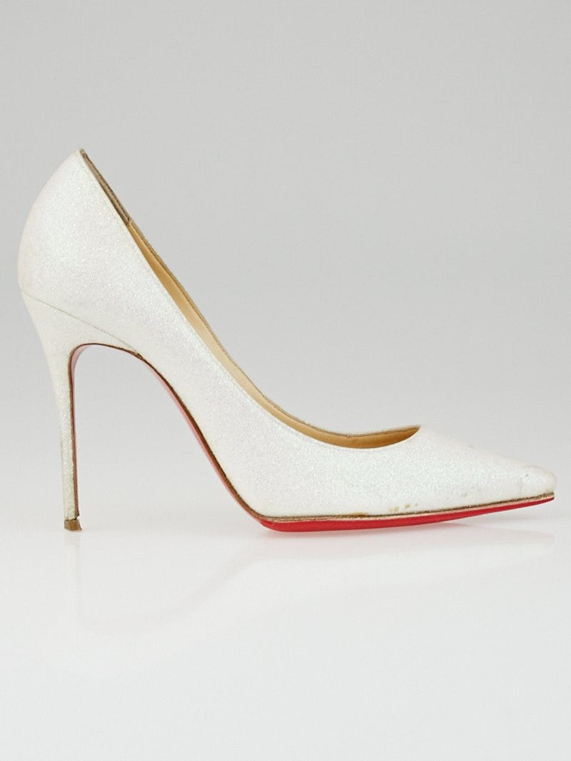 Christian Louboutin Glacier Glitter Mini Decollete 554 100 Pumps