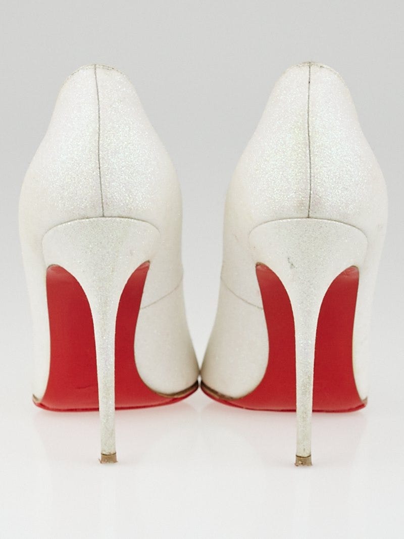 Christian Louboutin Glacier Glitter Mini Decollete 554 100 Pumps