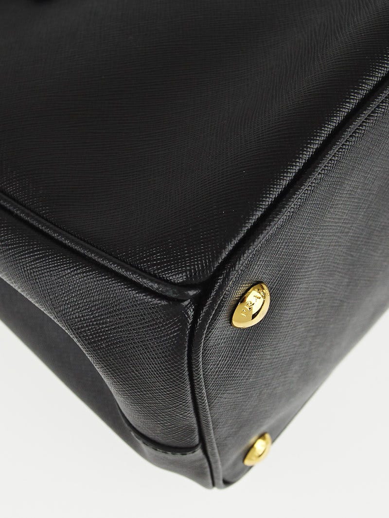 PRADA Black NERO SAFFIANO LUX Leather TOTE HANDBAG Satchel BN2274 For Sale  at 1stDibs