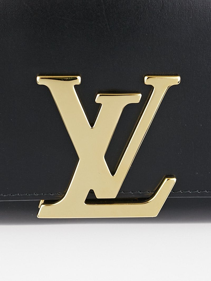 Louise leather handbag Louis Vuitton Black in Leather - 38637101