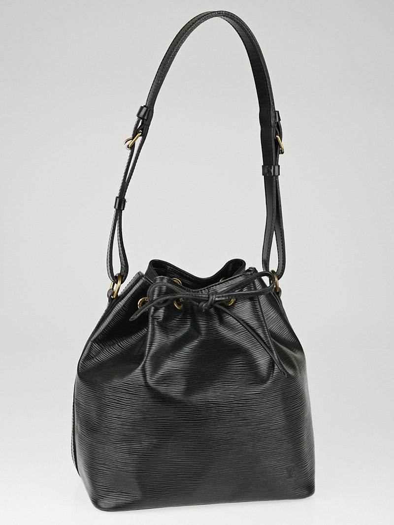 Louis Vuitton Black Epi Leather Petite Noe
