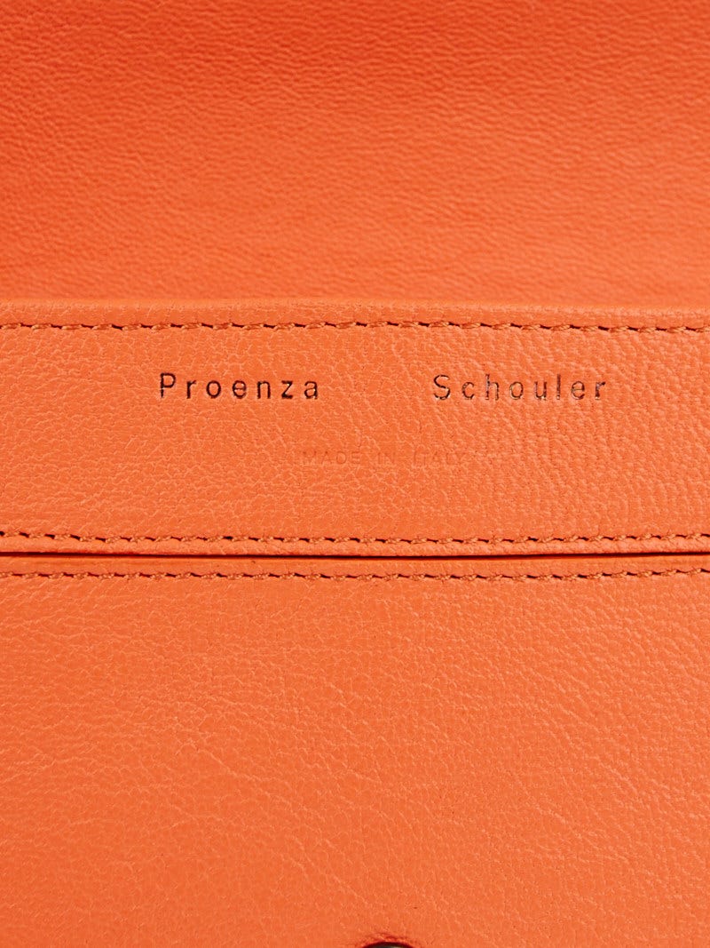 Proenza Schouler Grapefruit Lambskin Leather PS1 Crossbody Wallet