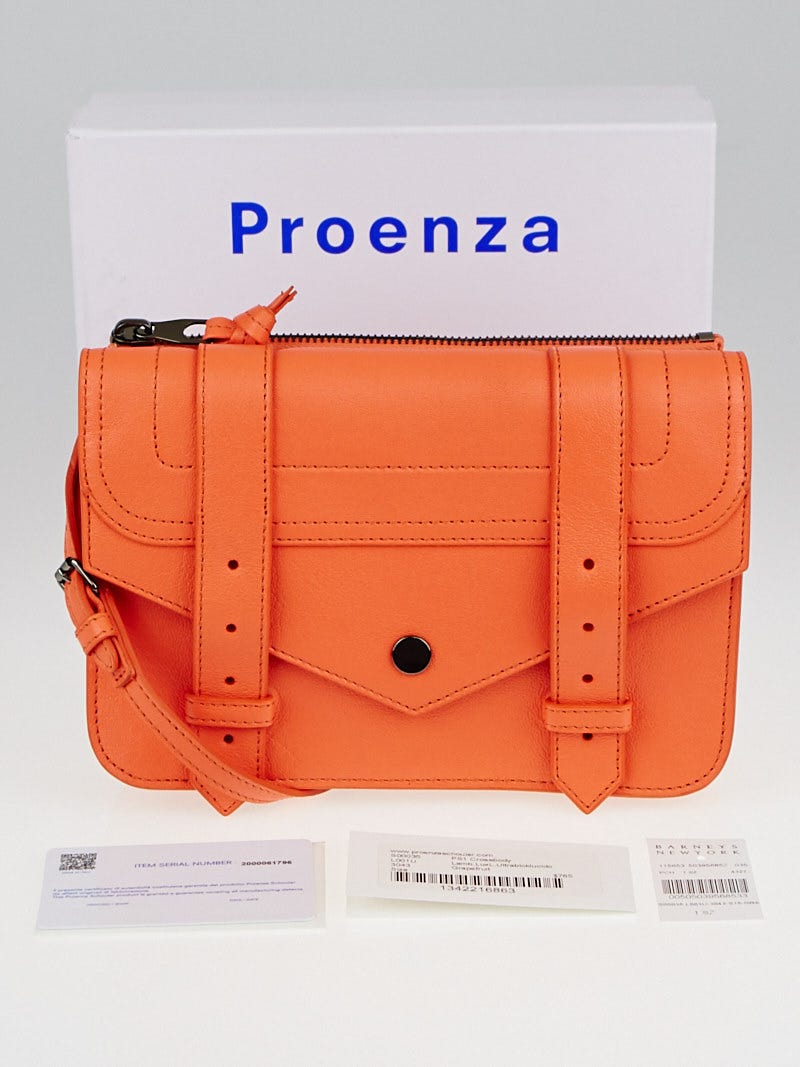 ぼんポル Proenza Schouler Grapefruit Lambskin Leather PS1 Crossbody Wallet