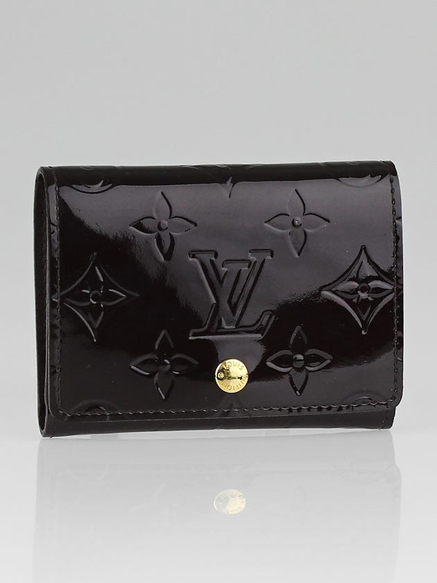 Louis Vuitton Amarante Monogram Vernis Business Card Holder
