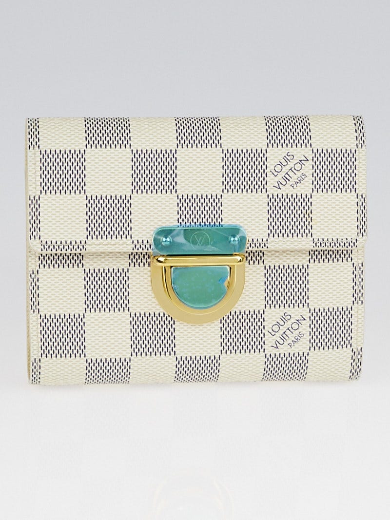 Louis Vuitton Damier Azur Canvas Zippy Wallet - Yoogi's Closet