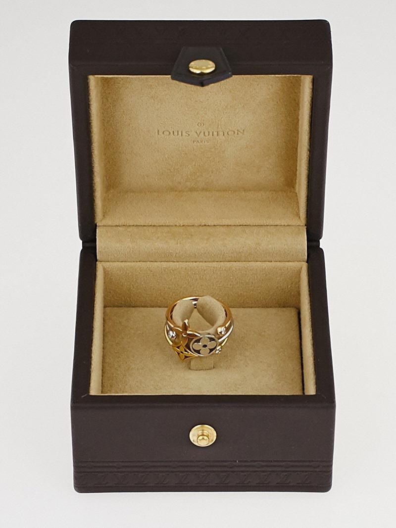 Louis Vuitton 18K Diamond Idylle Blossom Stacking Rings - 18K Yellow Gold  Cocktail Ring, Rings - LOU582695