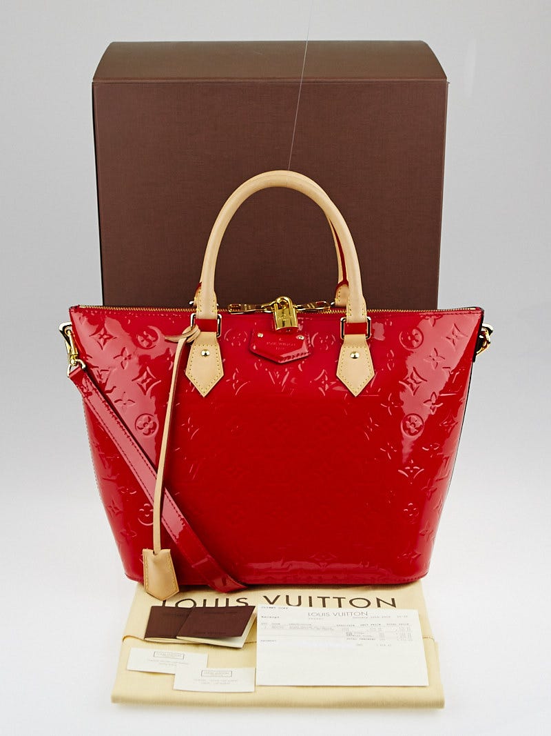 Louis Vuitton Vernis Montebello PM Red