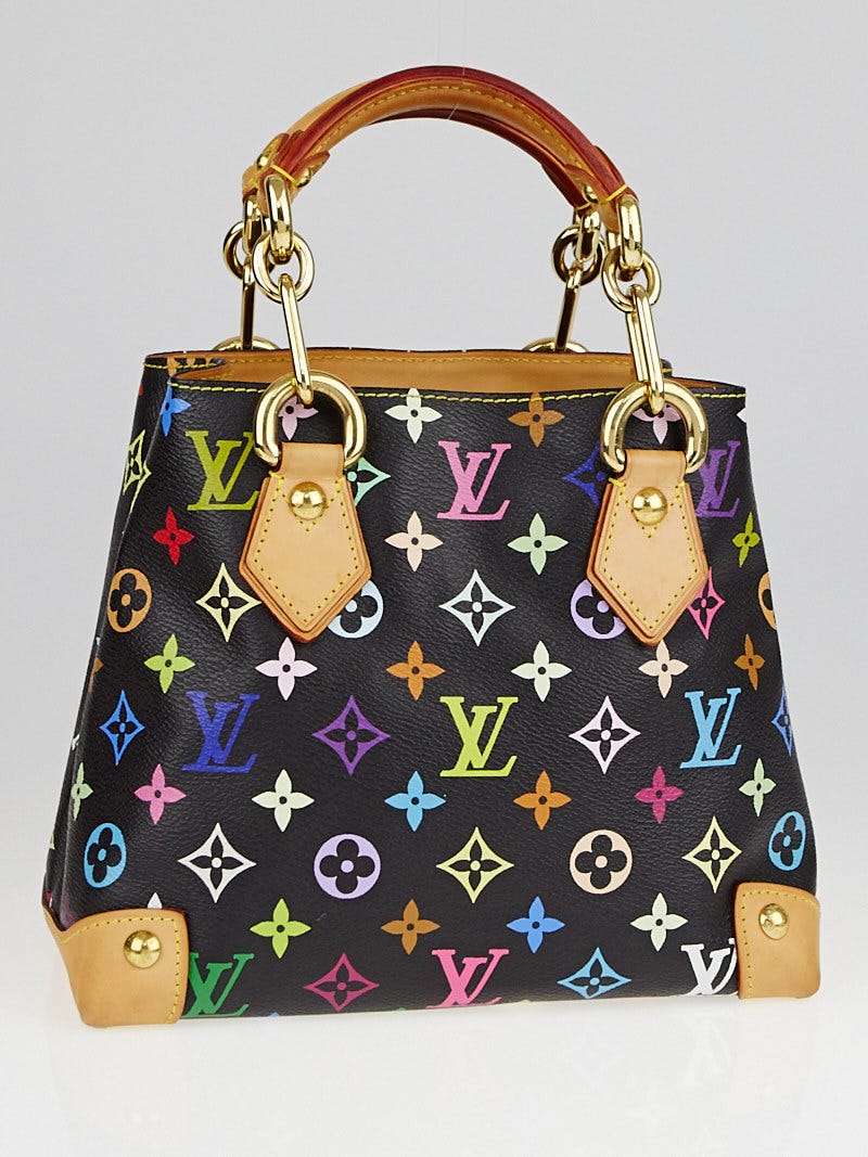 Louis Vuitton Black Monogram Multicolore Audra Bag - Yoogi's Closet