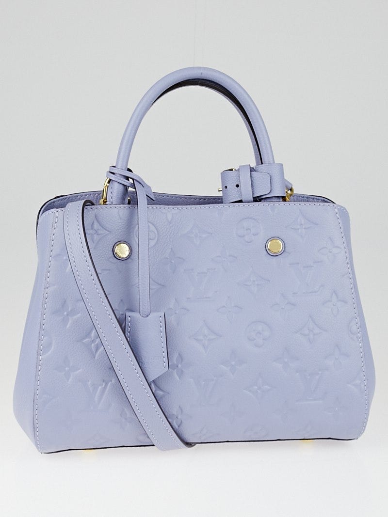Louis Vuitton Lila Monogram Empreinte Leather Montaigne BB Bag - Yoogi's  Closet