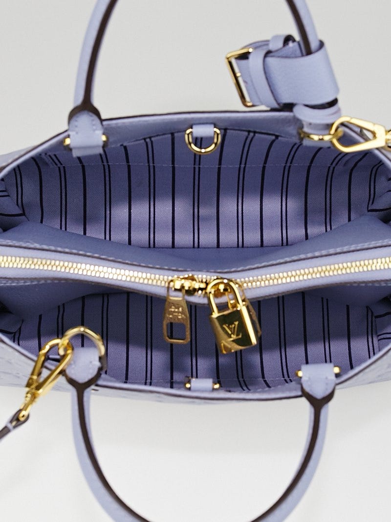 Louis Vuitton Lila Monogram Empreinte Leather Montaigne BB Bag - Yoogi's  Closet