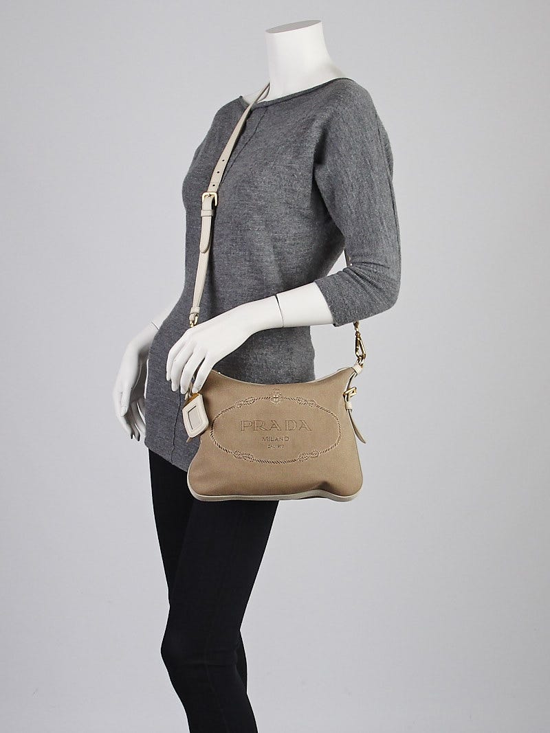 Prada canvas on sale crossbody