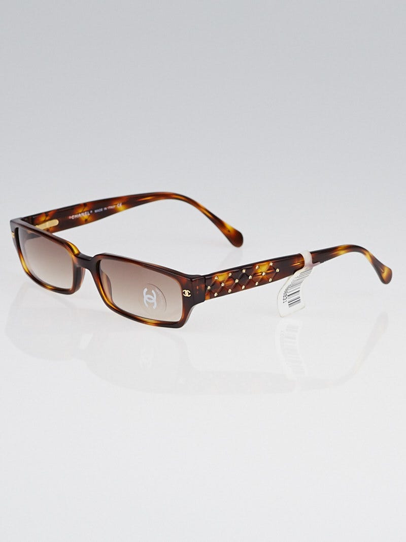Chanel Tortoise Shell Small Frame Gradient Tint Sunglasses - 5058