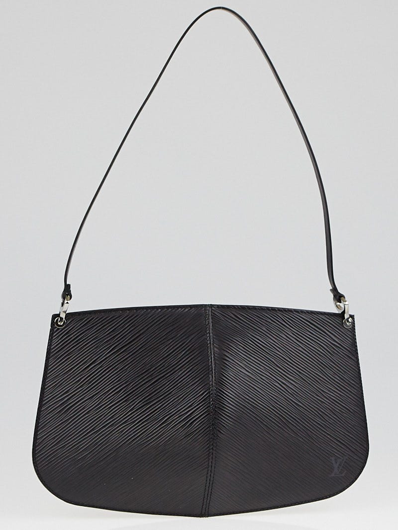 Louis Vuitton Black Epi Leather Demi-Lune Pochette Bag - Yoogi's Closet