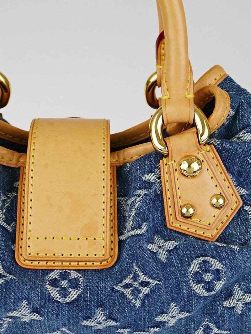 Louis Vuitton 2005 pre-owned Monogram Mini Pleaty Denim Shoulder Bag -  Farfetch