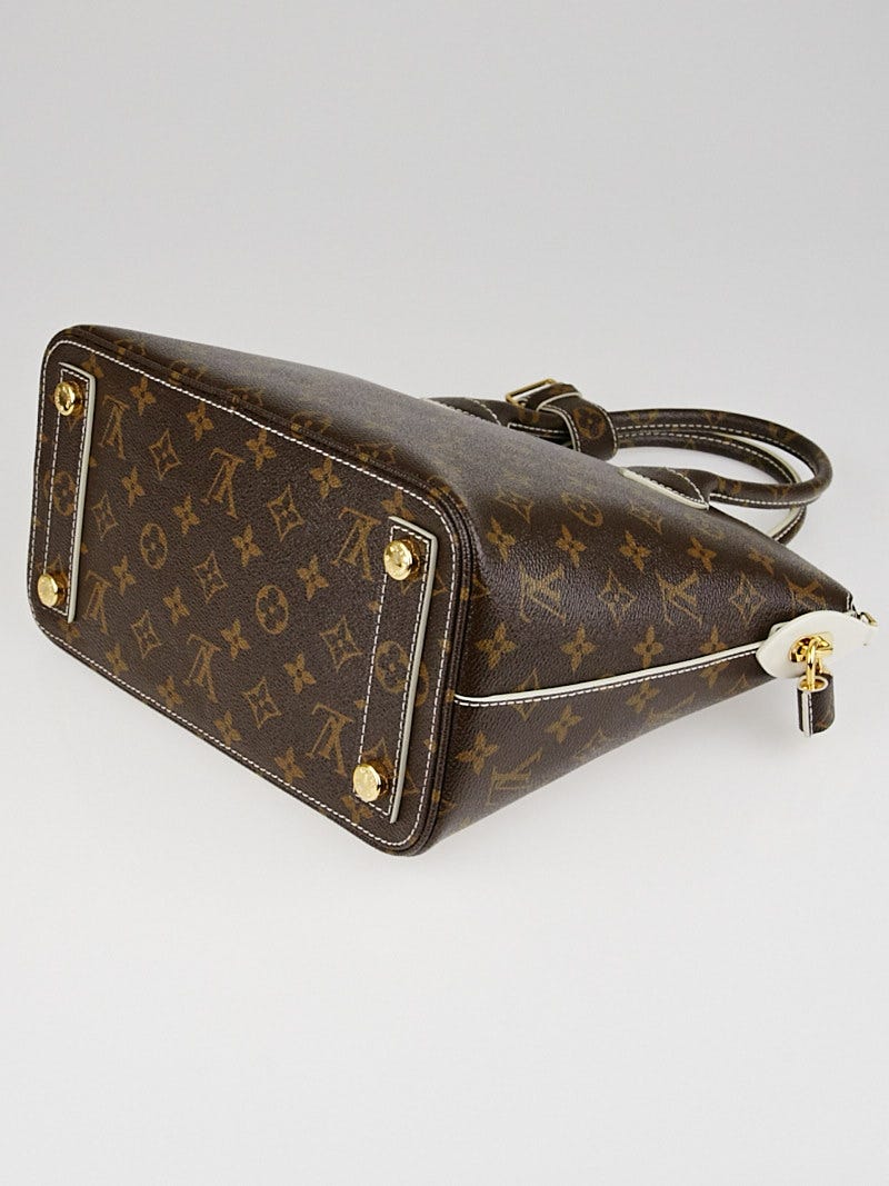 Louis Vuitton Shiny Monogram Fetish Lockit Voyage Travel Bag For