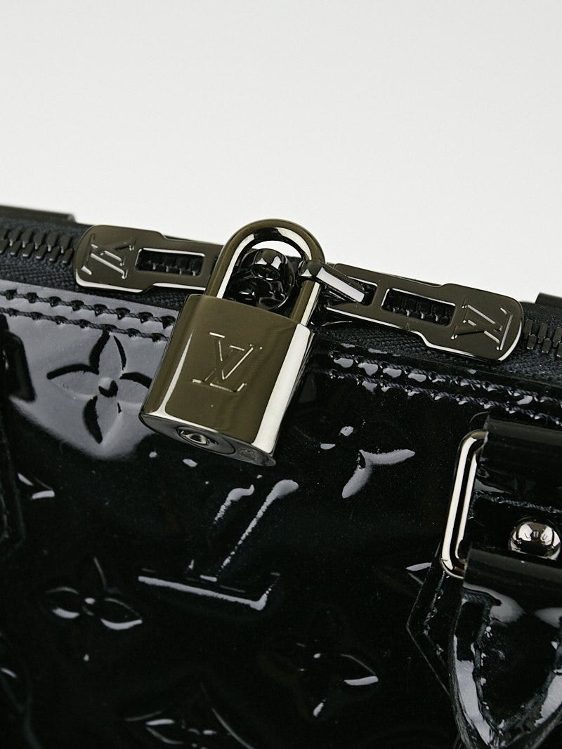 Louis Vuitton Alma BB Monogram Vernis New Color - Noir Magnetique 1710 Black