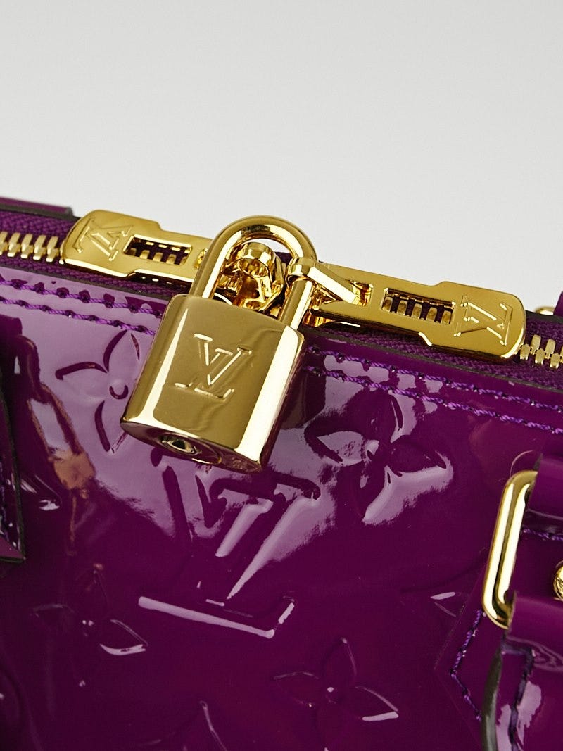 Louis Vuitton Magenta Monogram Vernis Felicie GM Bag - Yoogi's Closet