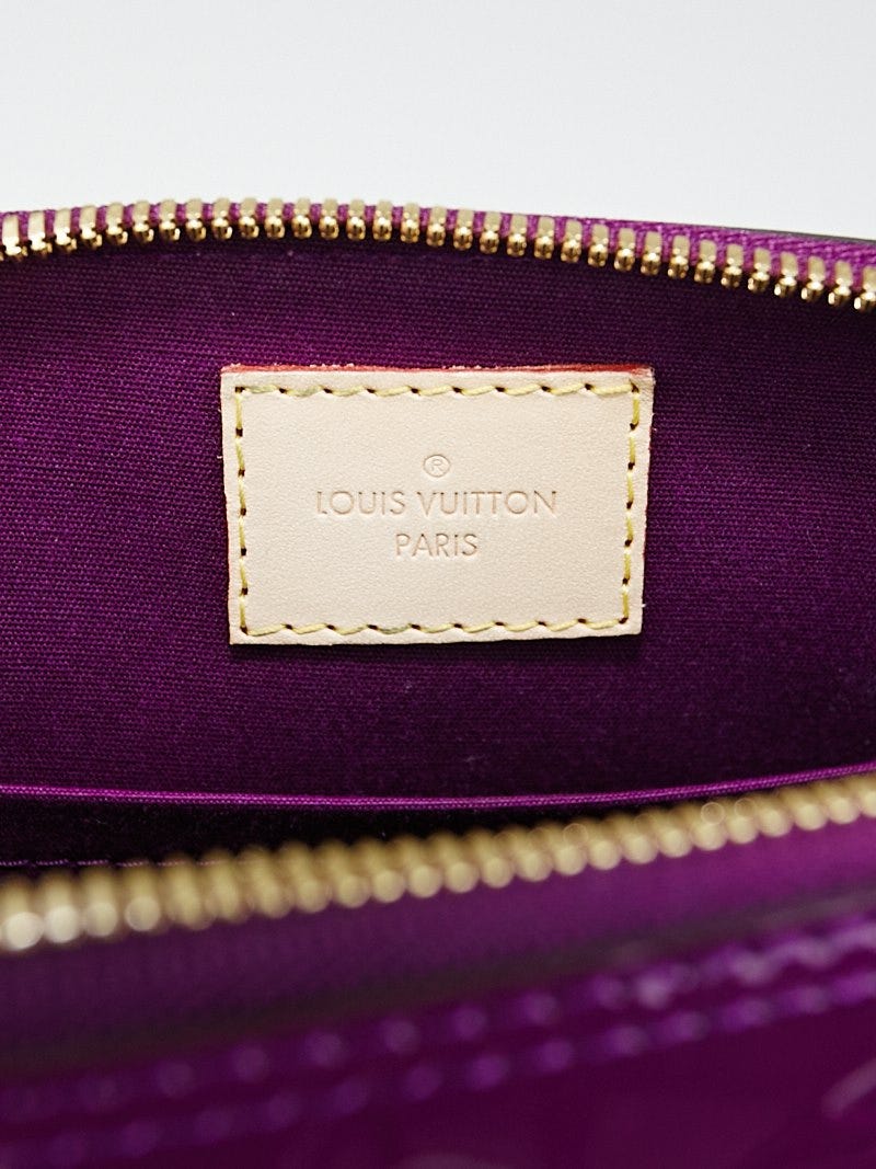 Louis Vuitton Amethyste Monogram Vernis Alma BB Bag - Yoogi's Closet