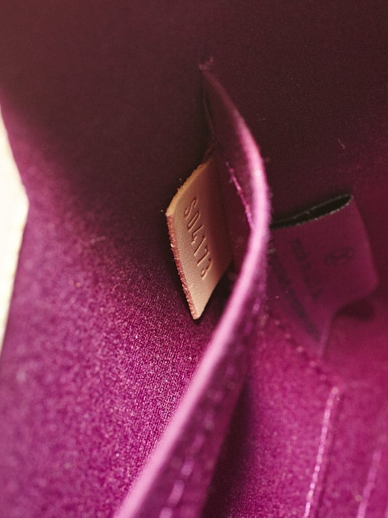 Louis Vuitton Magenta Monogram Vernis Felicie GM Bag - Yoogi's Closet