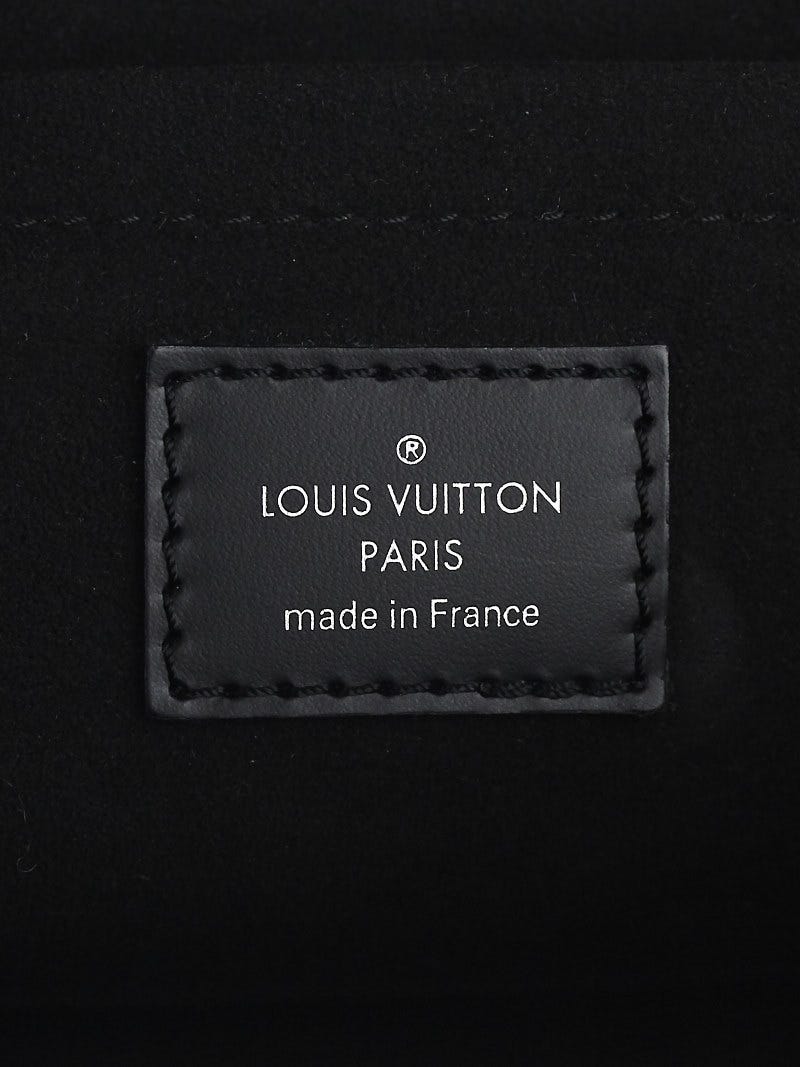 Louis Vuitton Montaigne Clutch Epi Leather Black 1374192