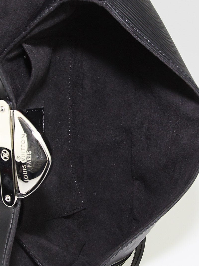 Louis Vuitton Black Epi Leather Montaigne Clutch Bag - Yoogi's Closet