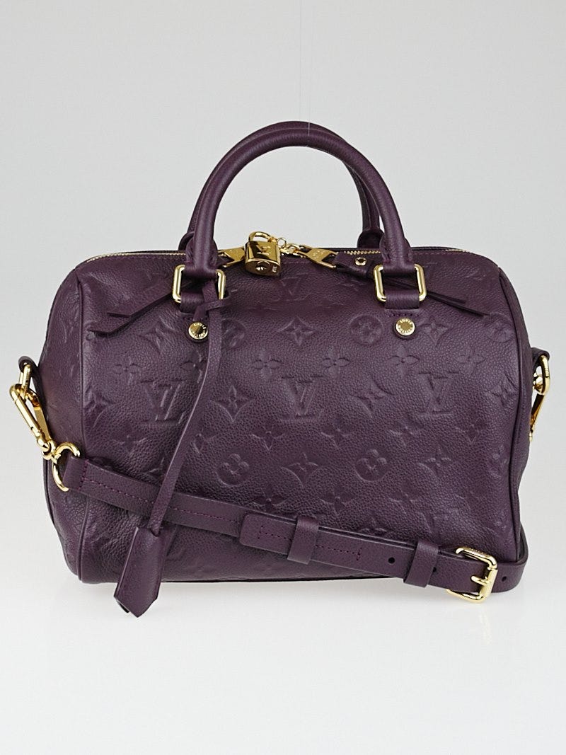Louis Vuitton Aube Monogram Empreinte Speedy Bandouliere 25