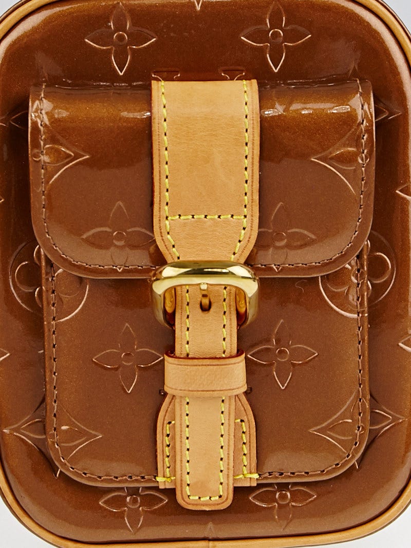 Louis Vuitton Bronze Monogram Vernis Christie PM Bag Louis Vuitton Bronze Monogram Vernis Christie PM Bag