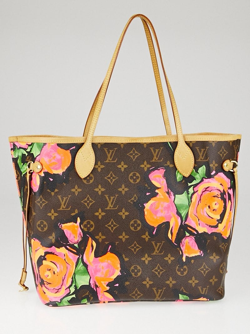 Louis Vuitton Neverfull MM Stephen Sprouse Rose Limited Edition