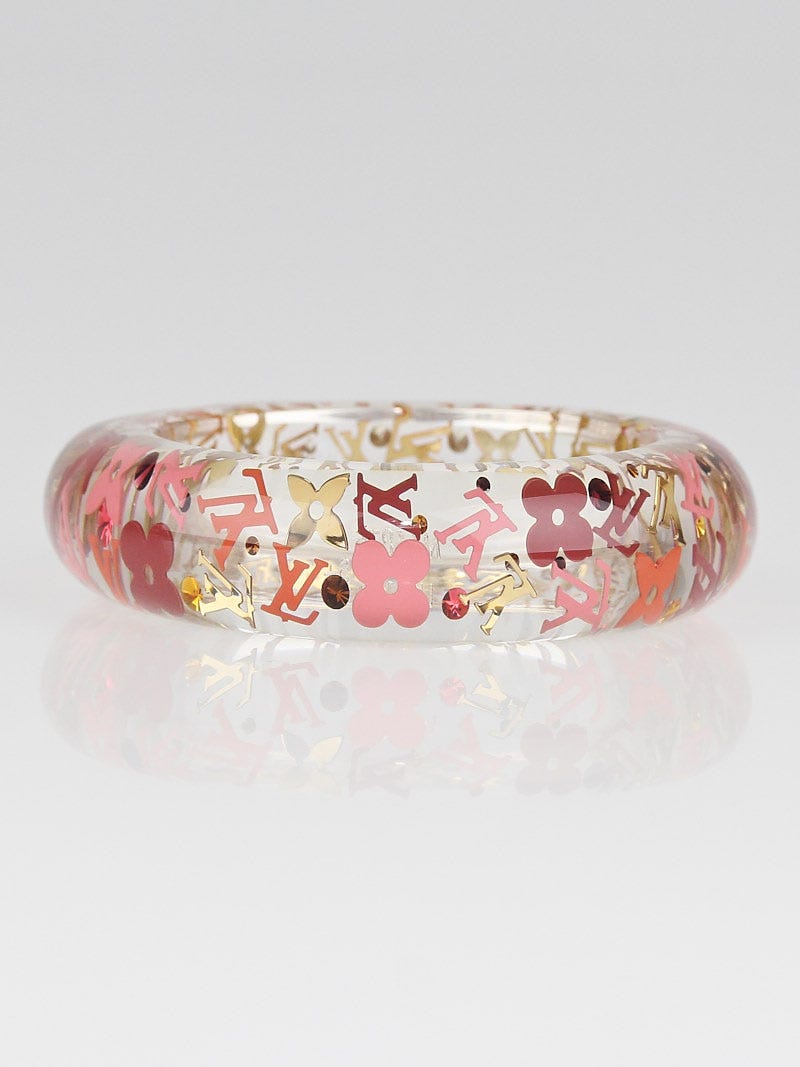 Louis Vuitton Vintage - Inclusion Ring - Pink - Resin - LV Ring