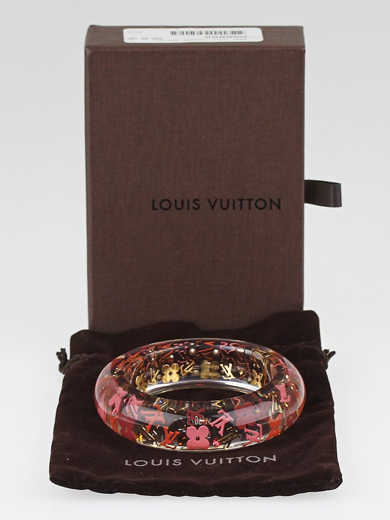 LOUIS VUITTON Inclusion Bracelet GM Size Medium Transparent 56657