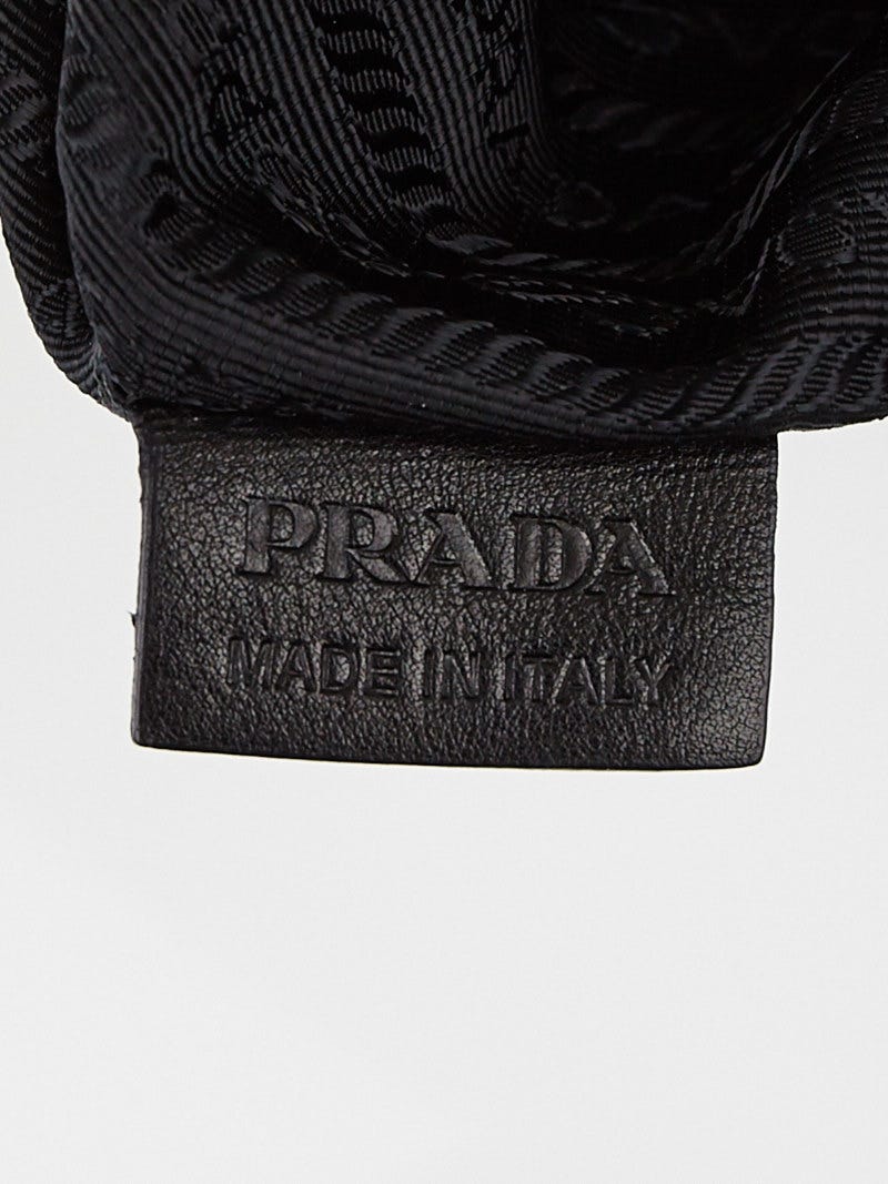 Prada Black Leather Side Zippers Tote Bag | Yoogi's Closet