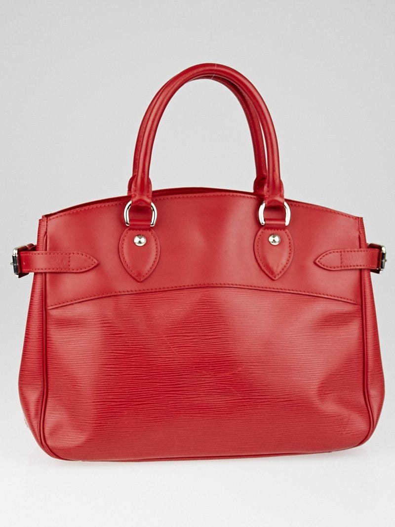 Louis Vuitton Red Epi Leather Passy PM Bag - Yoogi's Closet