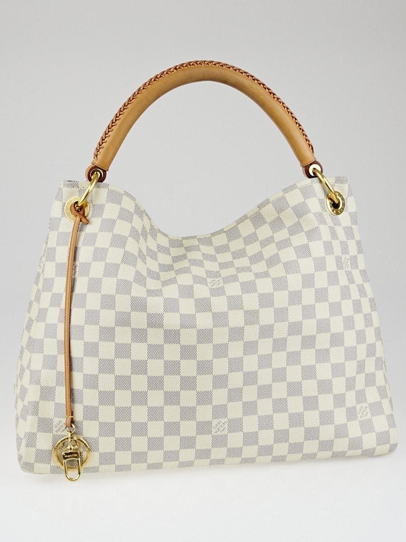 Louis Vuitton, Bags, Louis Vuitton Damier Azur Artsy Handbag Gm