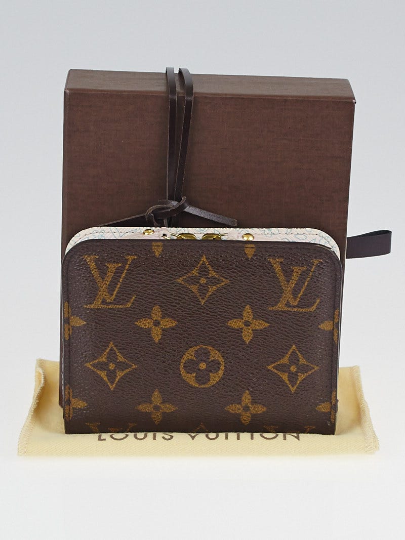 Louis Vuitton Monogram Canvas fleuri Insolite PM Compact Wallet