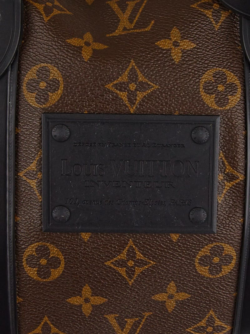Louis Vuitton Black Monogram Waterproof Keepall Bandouliere 55